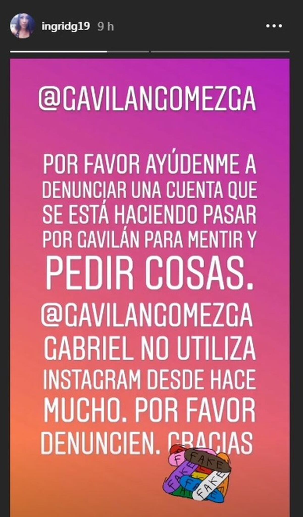 Usurpan identidad de Gavilán Gómez