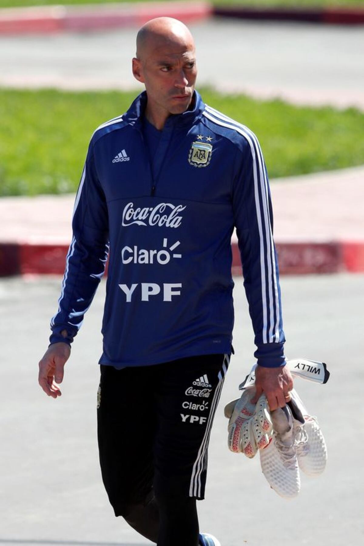 Luego del error que le costó un gol a Argentina el portero Caballero habla