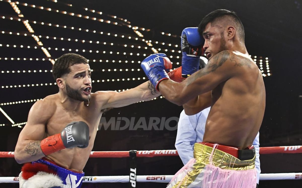 Panameño Rentería es noqueado en el Madison Square Garden