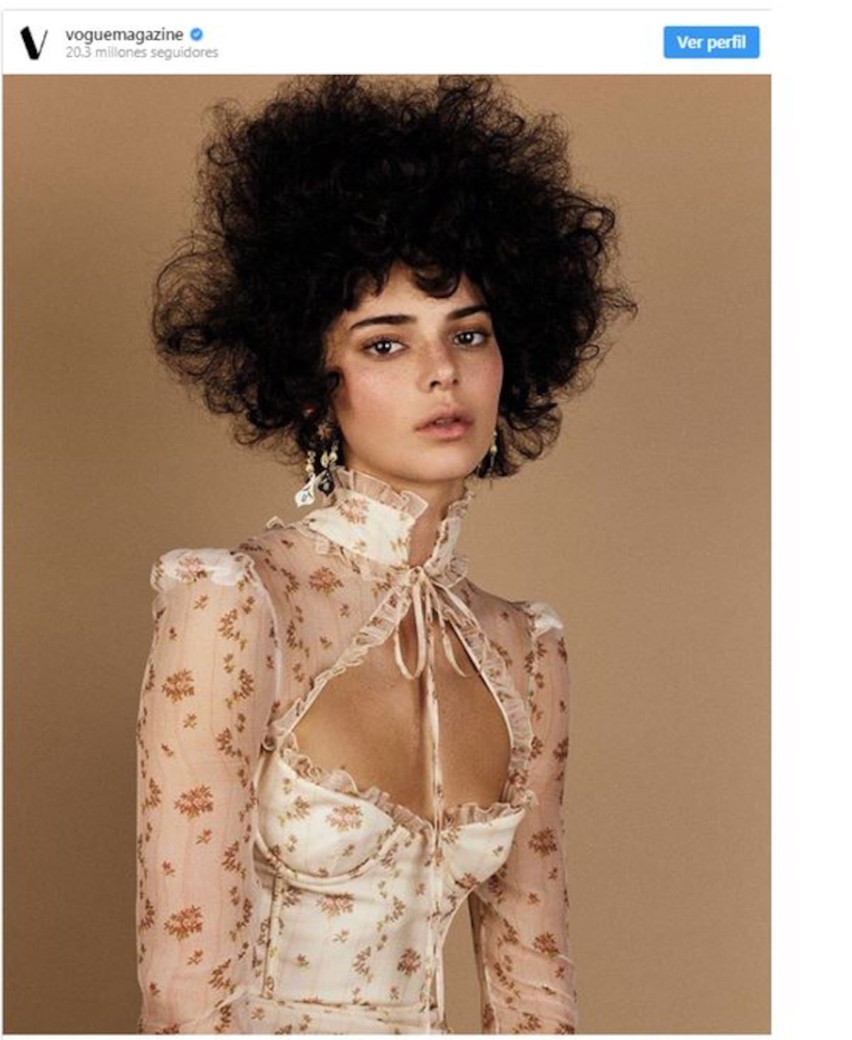 Por esta imagen Kendall Jenner tiene ofendida a la comunidad afroamericana