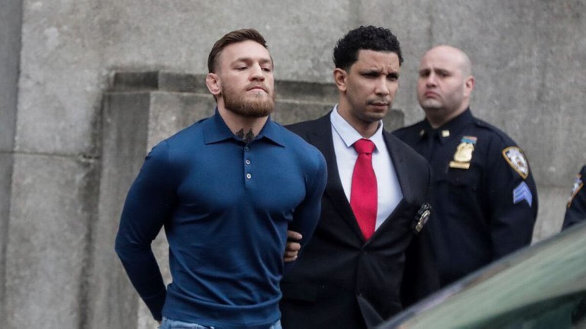 Detienen a Conor McGregor por agresión y exhibicionismo