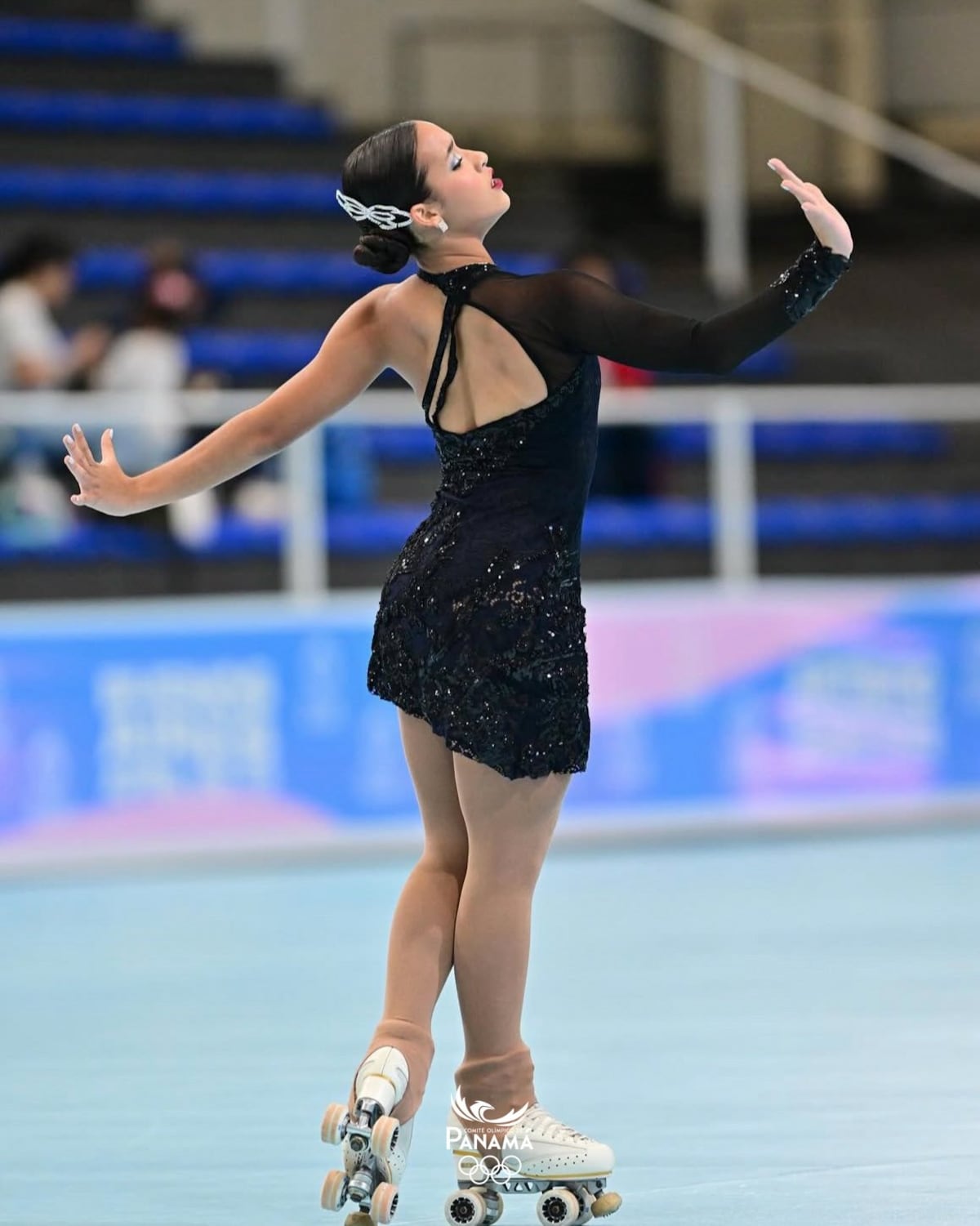 ¡Galit va por el oro! Panameña se mete en la final mundial de patinaje artístico