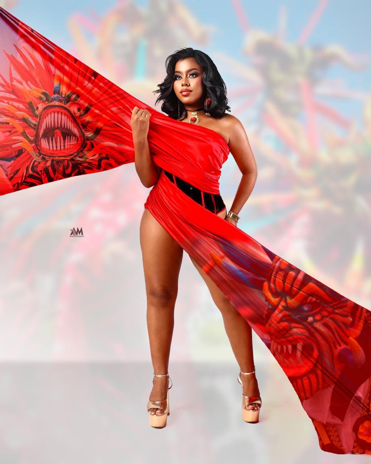 Rachell Nohely Rivas prende la fiesta con su ‘Gran Matanza Carnavalera en Chepo’