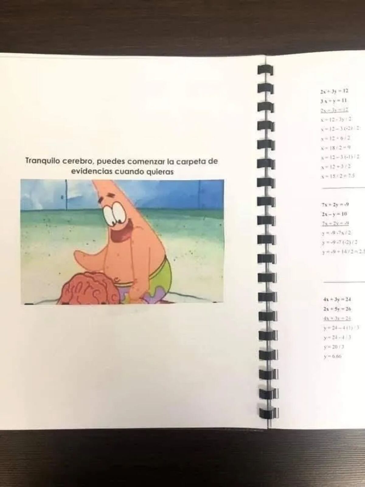 Estudiante aprueba materia al entregar un libro lleno de memes
