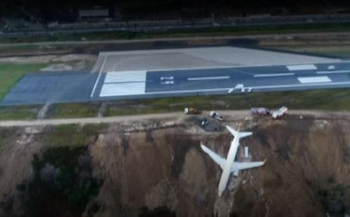 Un avión turco con 162 pasajeros casi cae al mar 