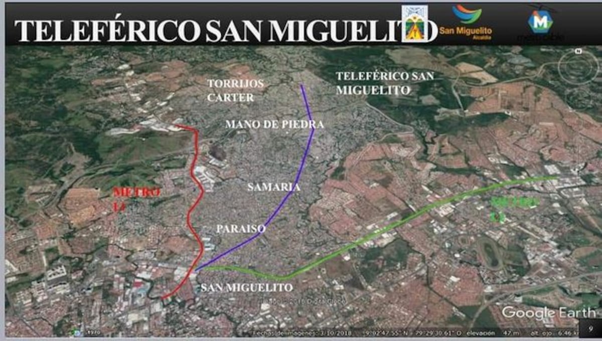 Proyecto.Teleférico en San Miguelito movilizaría 3 mil personas por hora