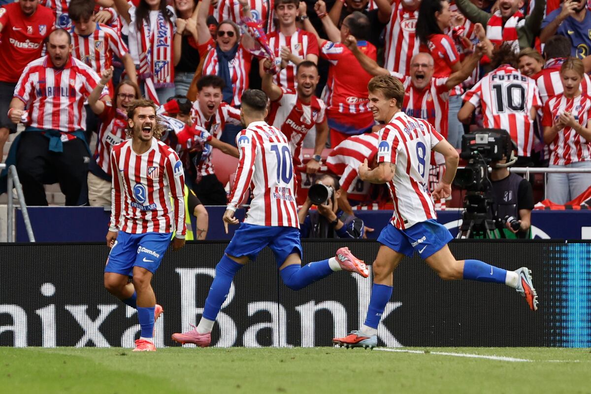 El Madrid pierde su invicto: Griezmann cerró la goleada rojiblanca