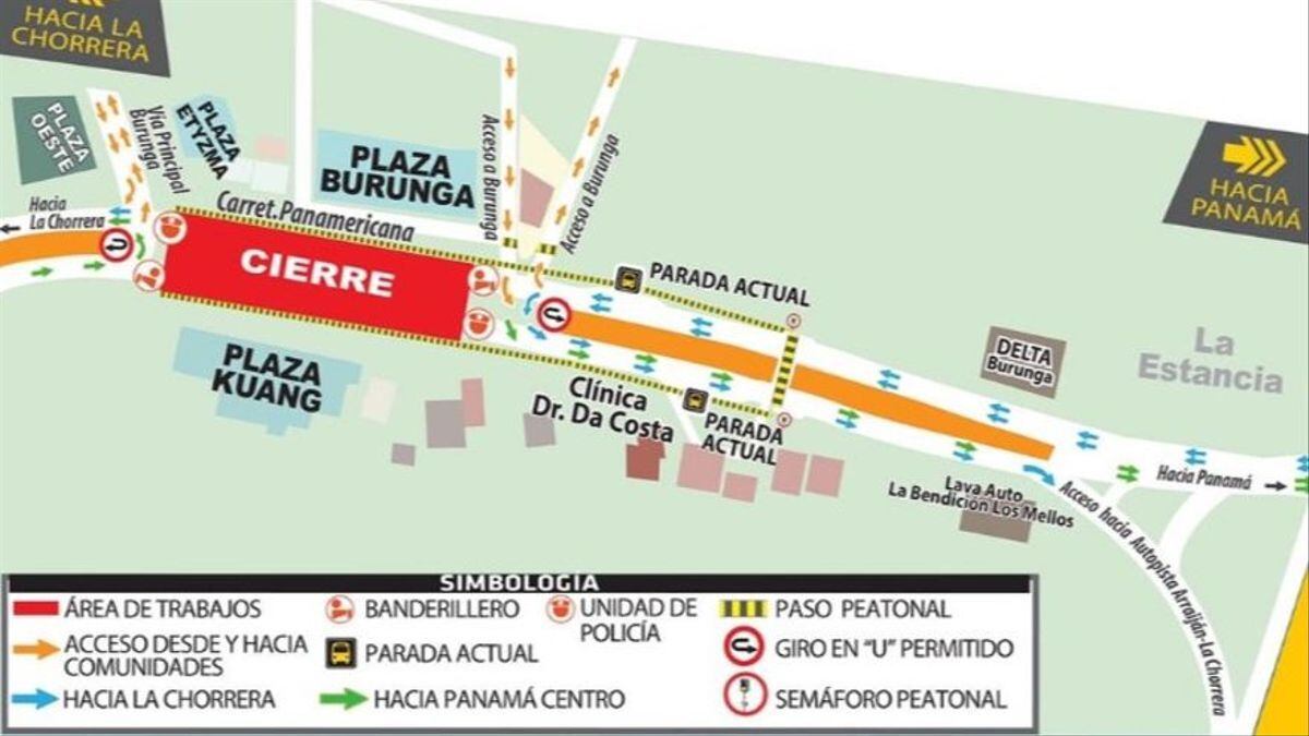 Este viernes habrá cierre nocturno de cuatro carriles en Burunga