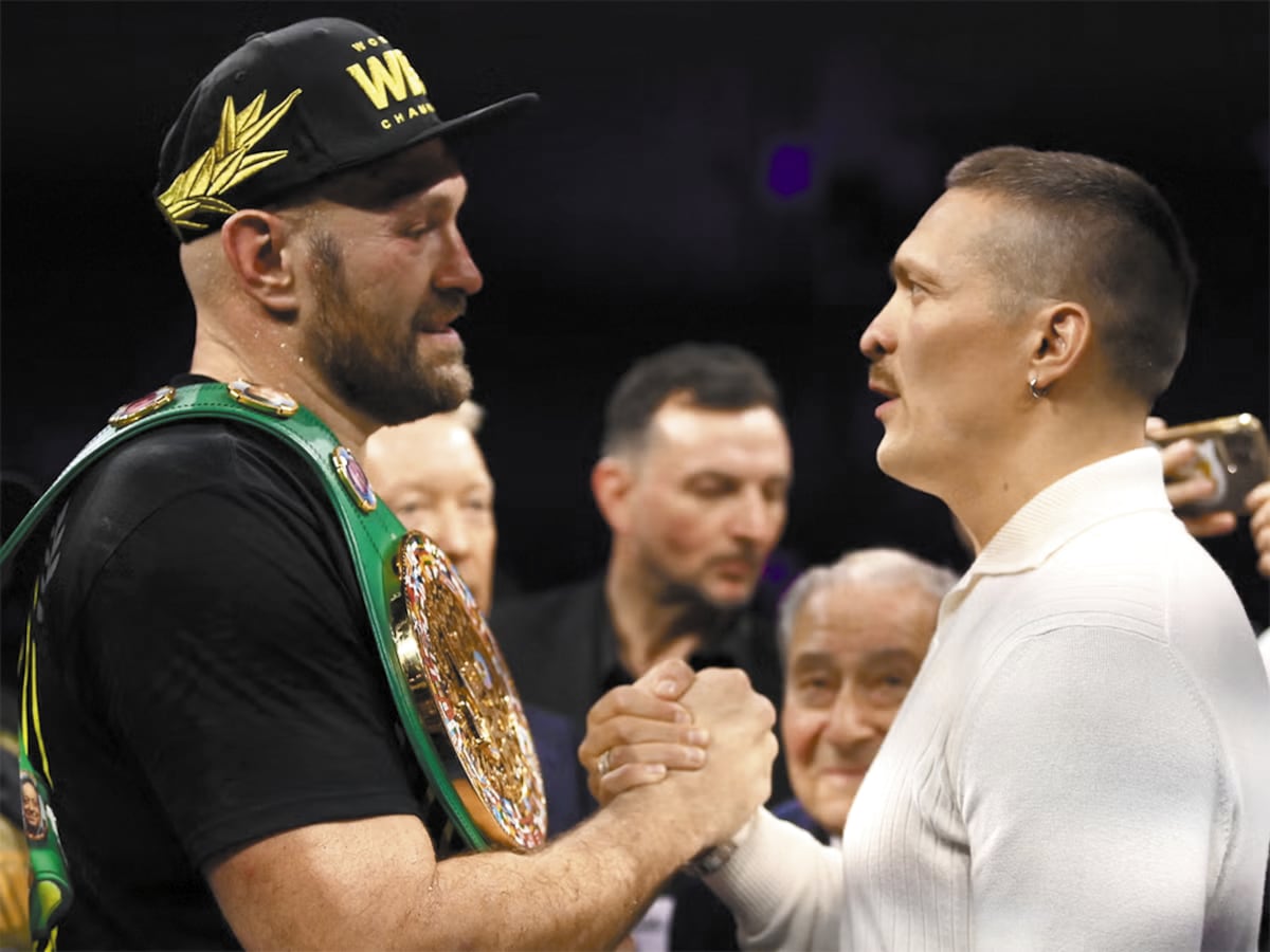 Fury y Usyk se enfrentan por la corona del peso pesado