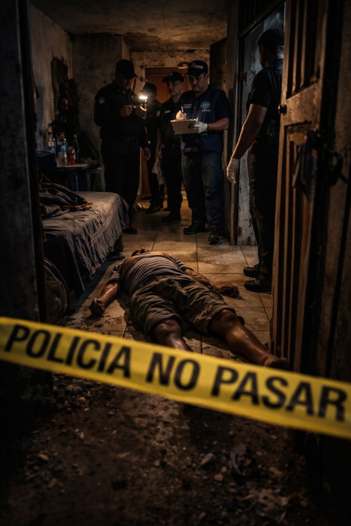 Noche de misterio: hallan hombre sin vida en cuartos de alquiler