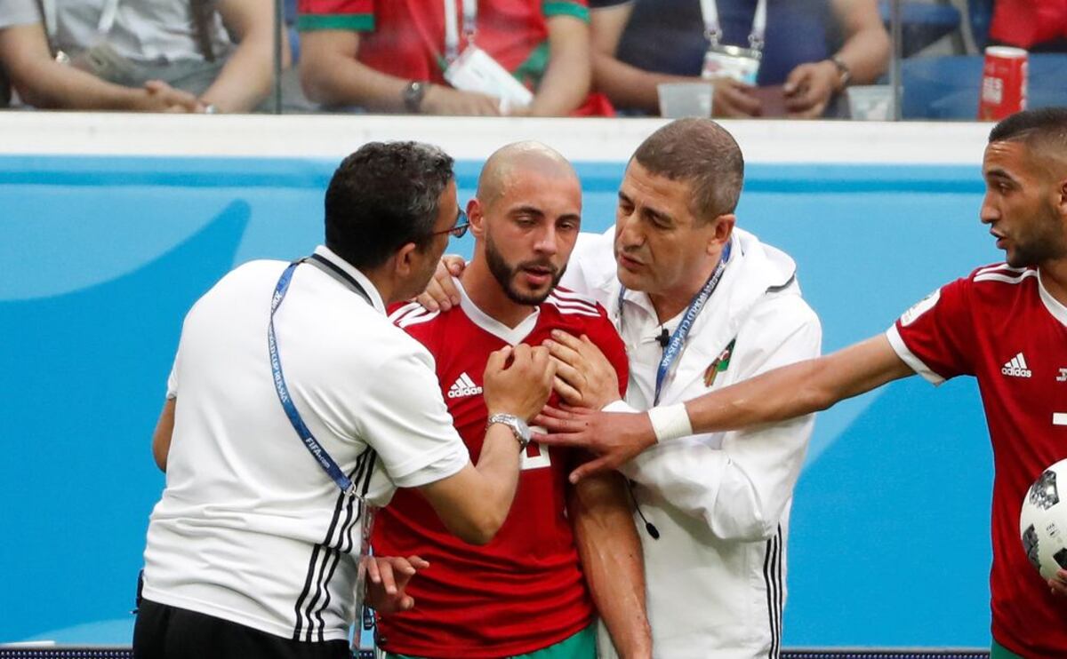 Rusia 2018: Jugador sufre una conmoción cerebral