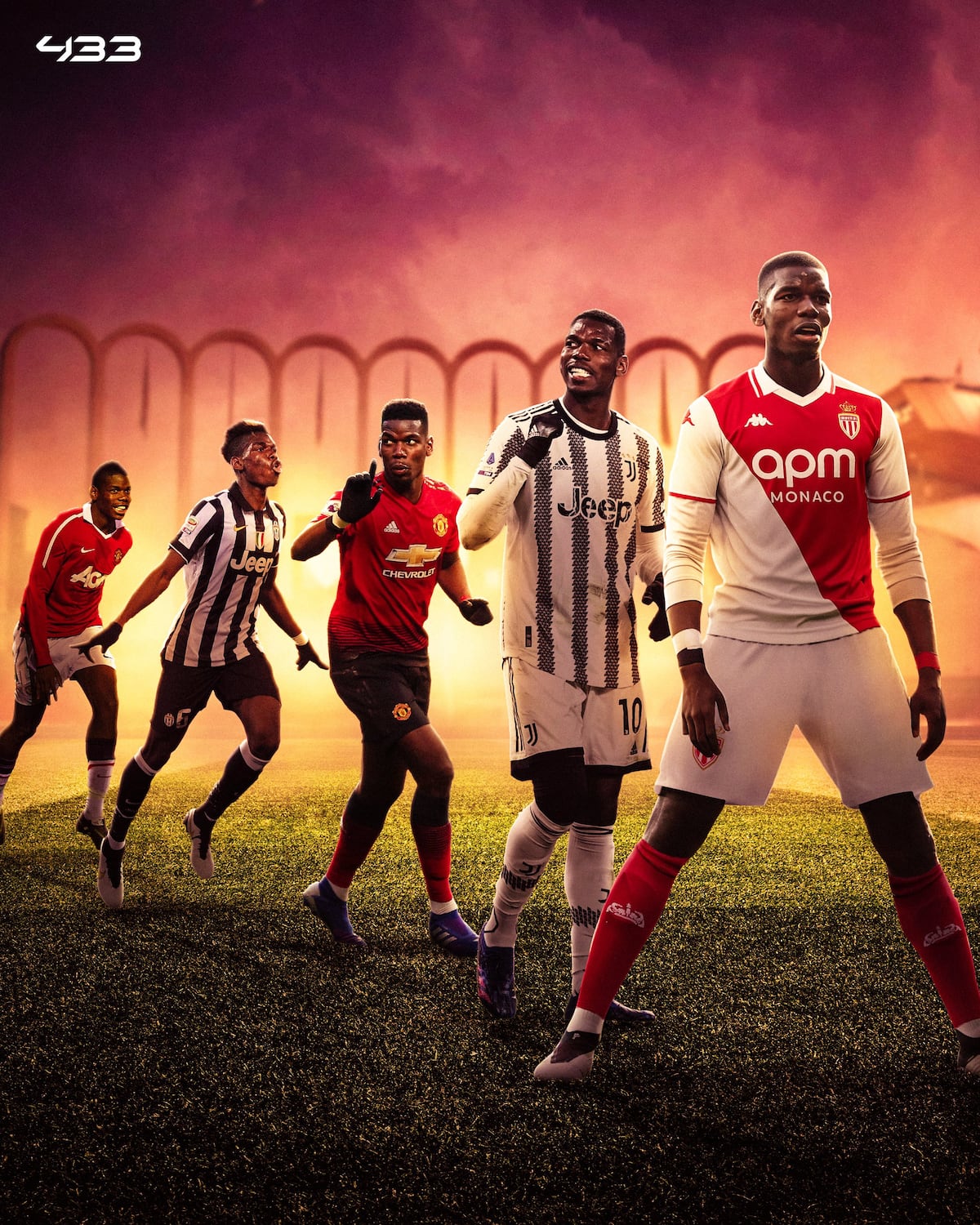 ¡Pogba regresa a lo grande! Ficha con el Mónaco tras sanción por dopaje