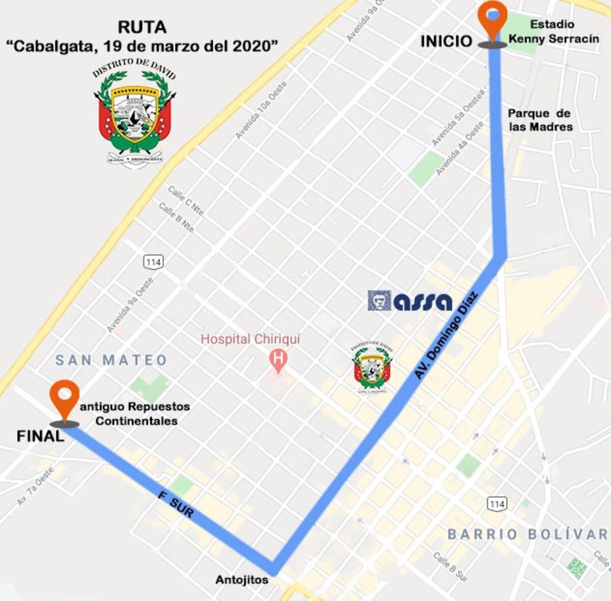 Alcaldía de David revela detalles de la cabalgata del 19 de marzo