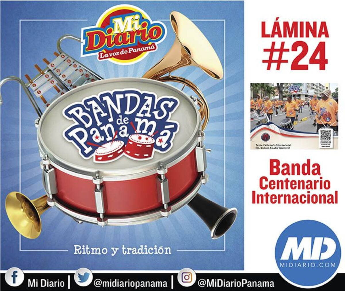 Este miércoles le toca el turno a la Banda Centenario Internacional 