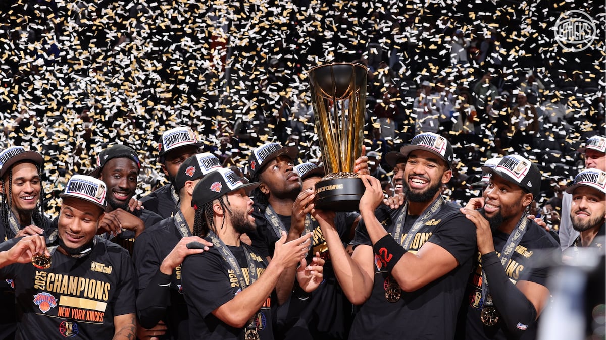 Knicks celebran la Copa NBA, pero apuntan al anillo grande