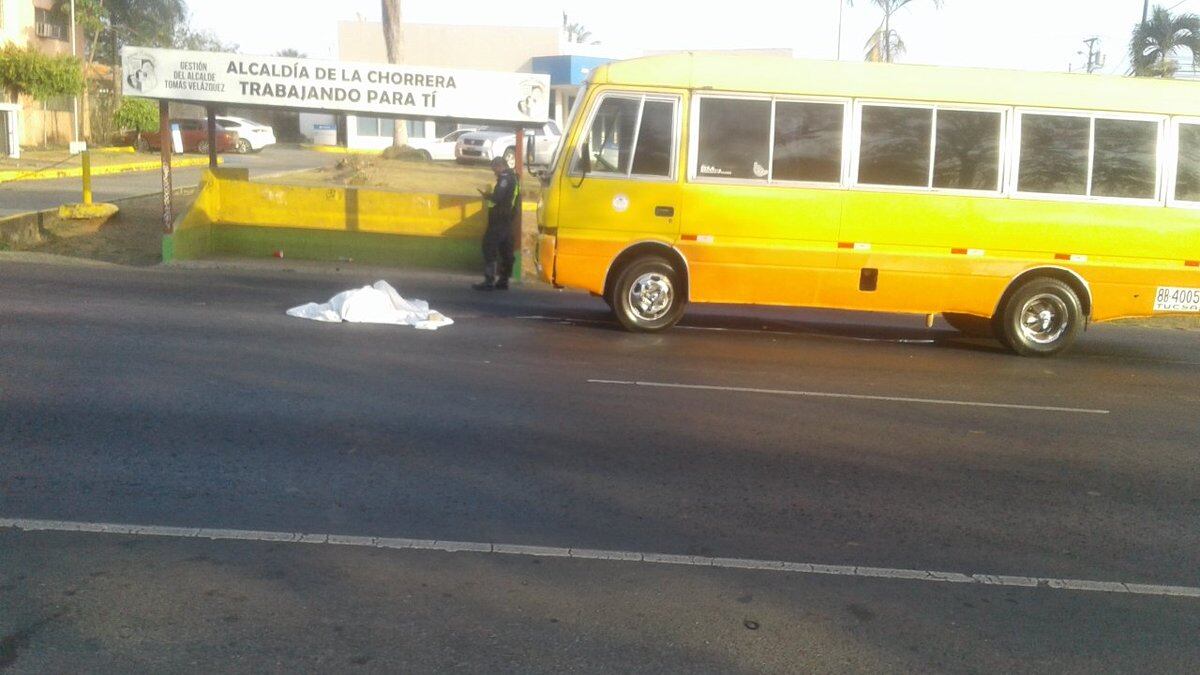 Se registra víctima por atropello en La Chorrera