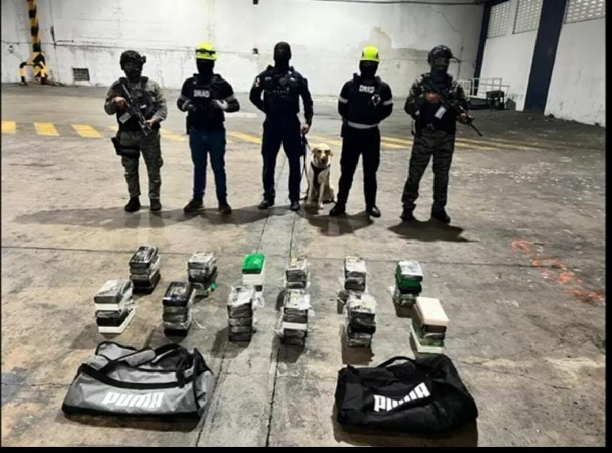 Doble golpe al narco: Caen cargamentos con droga en puertos del Caribe y Pacífico panameño
