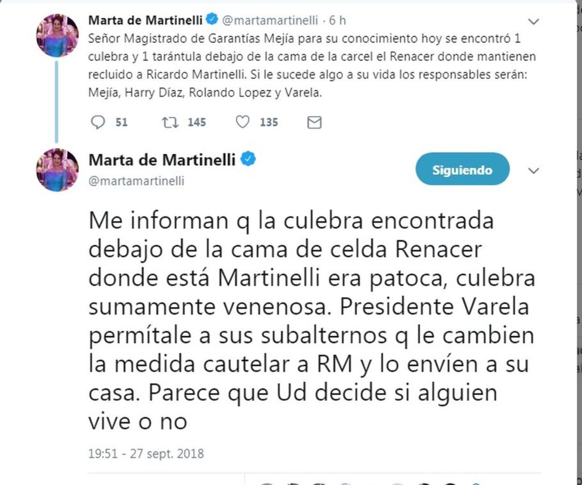 Revelan lo que le salió a Martinelli debajo de la cama. Su esposa reacciona