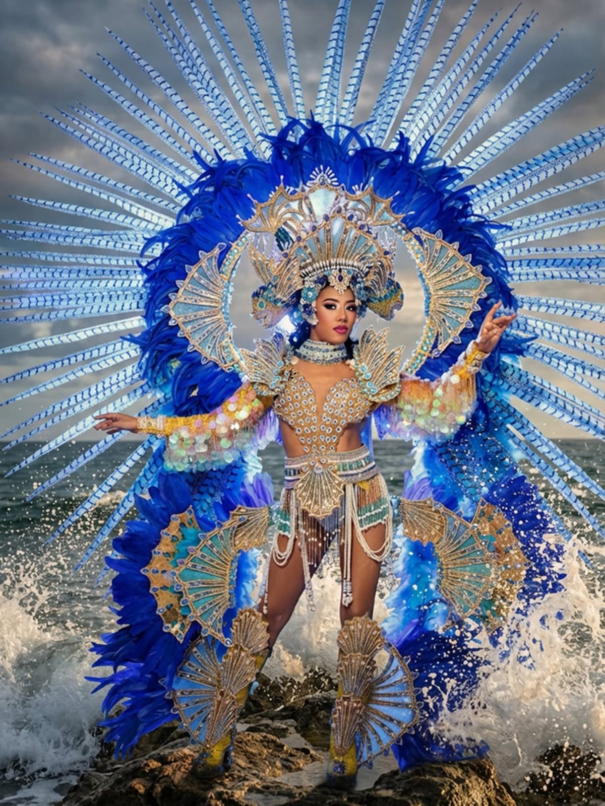 Reinas del interior del país deslumbran en el Carnaval 2026