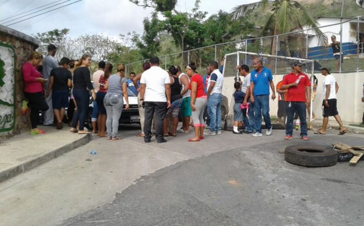 PROTESTAN. Moradores de la Valdeza en La Chorrera