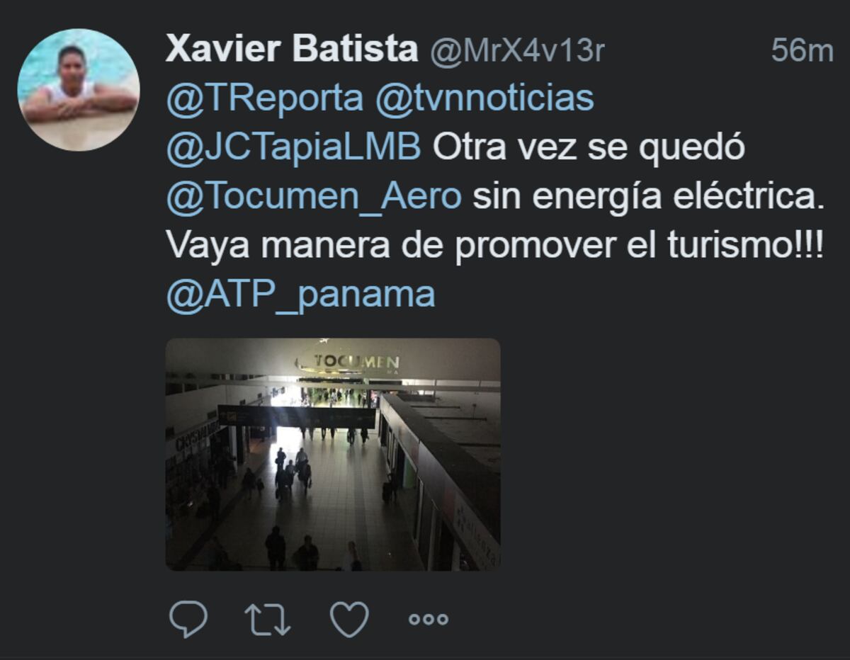 ¡SIN LUZ! Aeropuerto de Tocumen por fallas en circuitos eléctricos 
