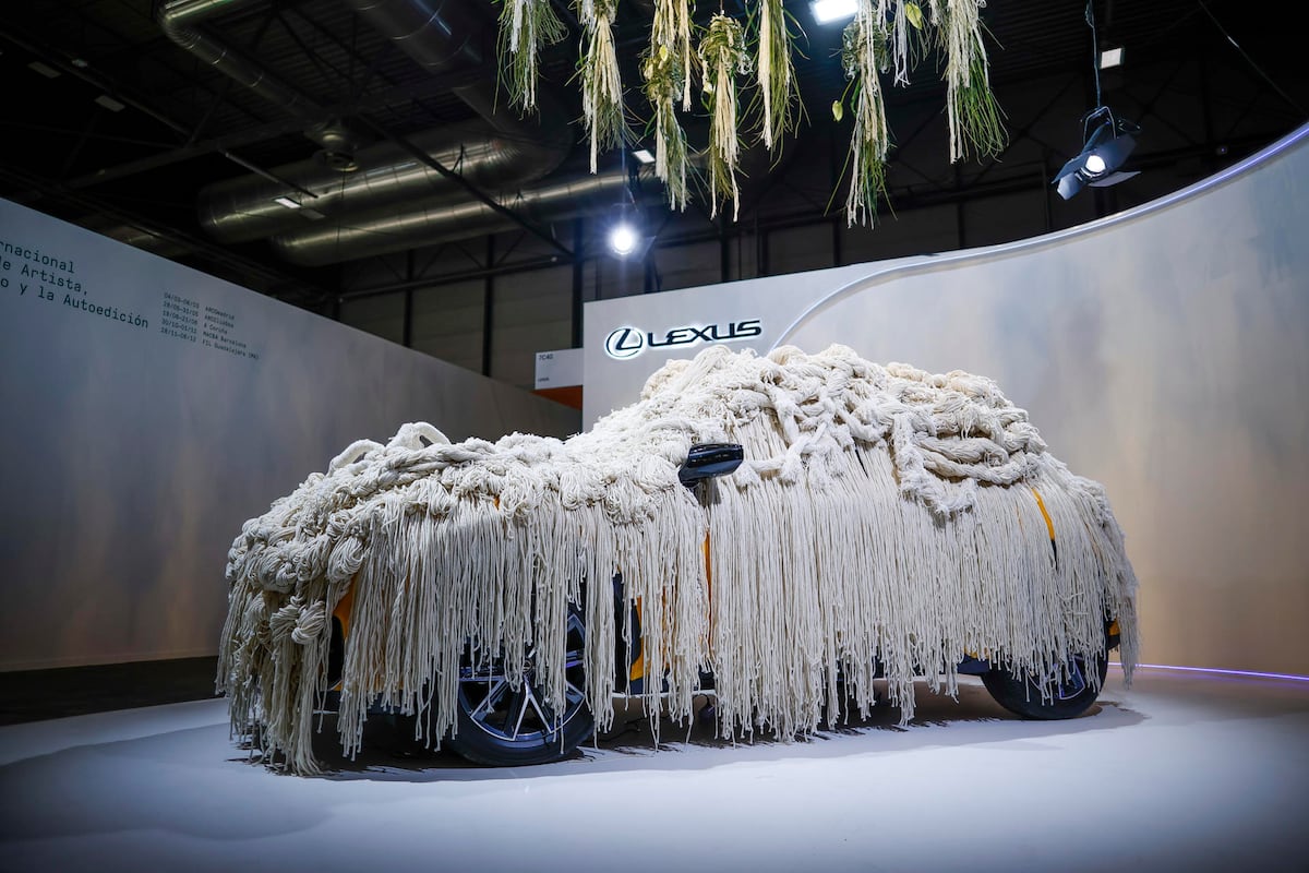 Un vehículo trenzado lidera la propuesta de Lexus para activar los cinco sentidos en ARCO