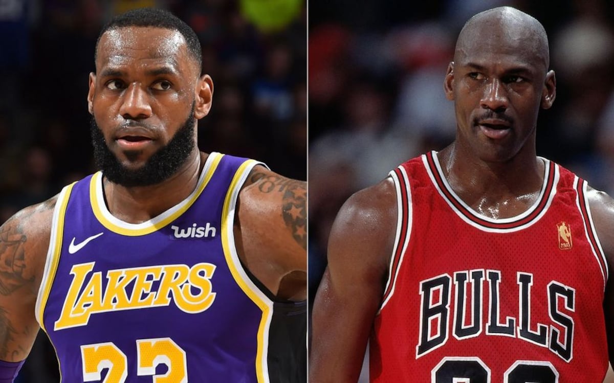 LeBron supera la marca de puntos de Michael Jordan y llora de emoción