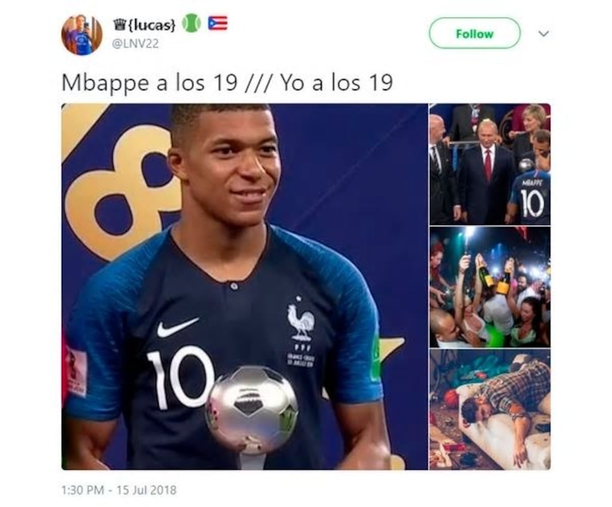 'Yo a los 19', la comparación con Kylian Mbappé que se volvió tendencia