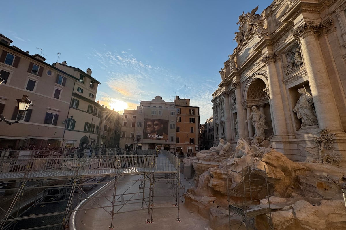Roma cobrará dos euros a los turistas para acercarse a la Fontana di Trevi desde febrero de 2026