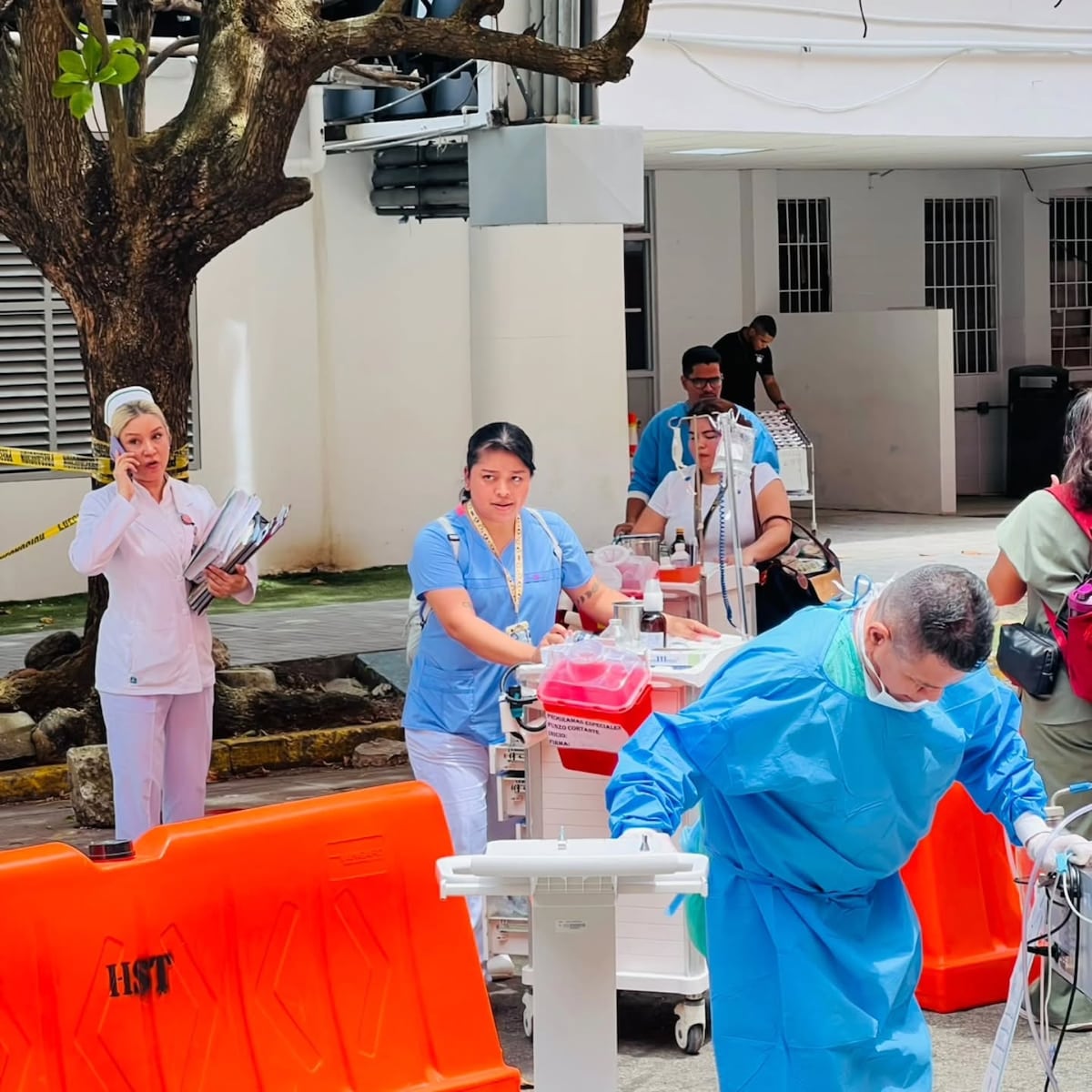 Secuela del terremoto en Panamá: Evacúan maternidad del Hospital Santo Tomás por daños estructurales