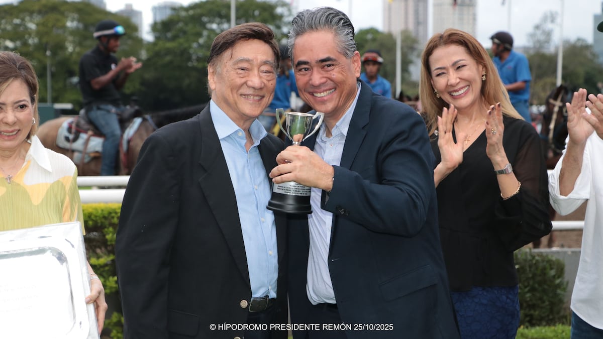 Celebración en grande: Stud Cantón disfruta triunfo en honor a Ricardo Lau Yunsan