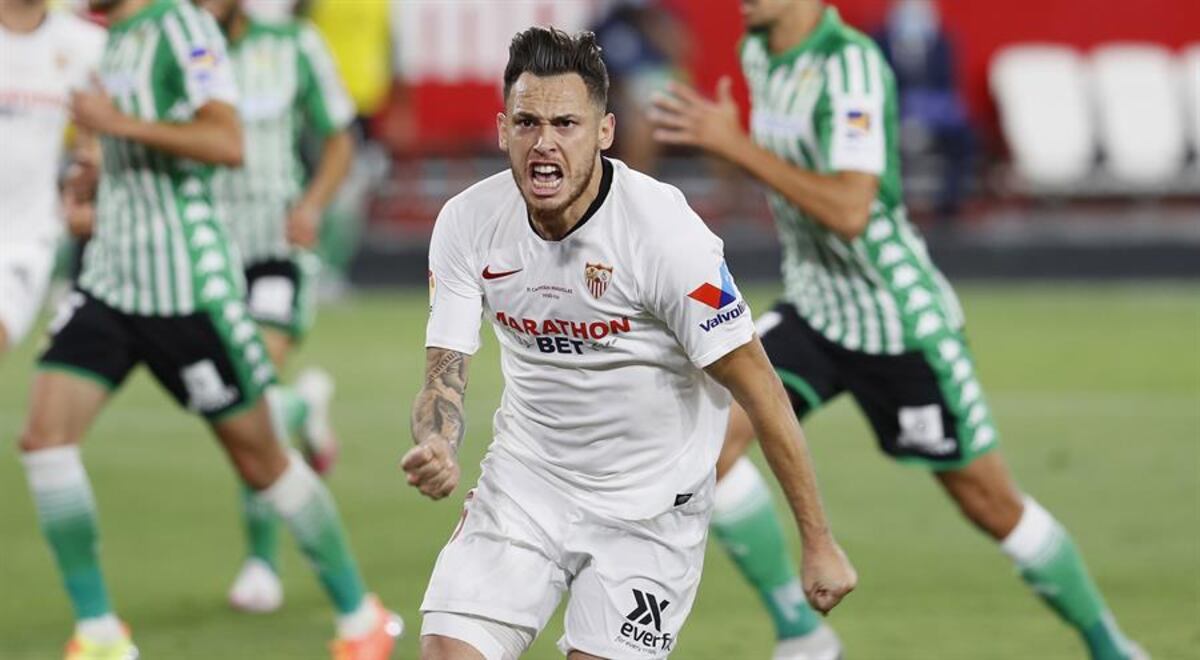 Guiados por Ocampos, el Sevilla gana el derbi al Betis en la reanudación de LaLiga