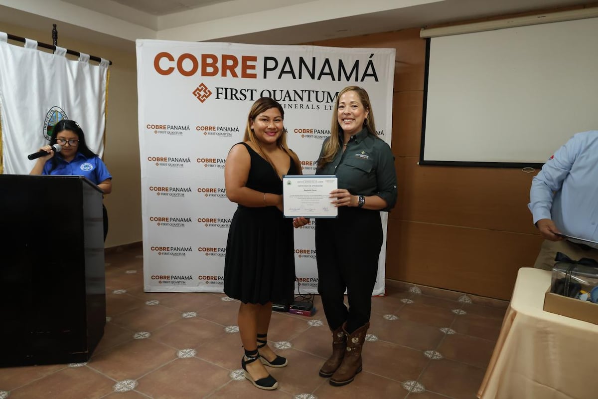 Cobre Panamá deja un beneficio tangible en las comunidades al formar a 47 nuevos técnicos en Coclé