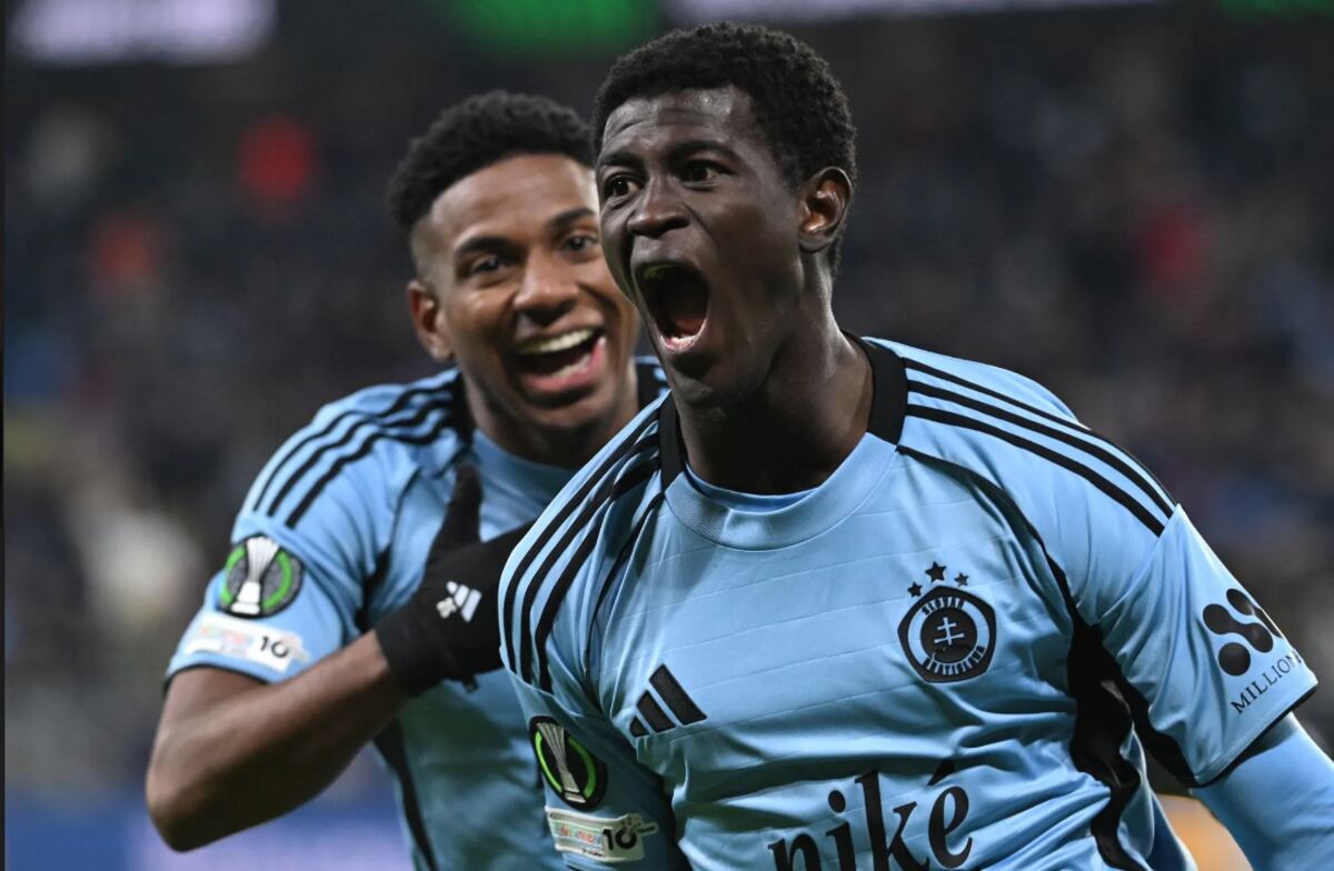 El Slovan del panameño Blackman logra su primer triunfo en UEFA Conference League