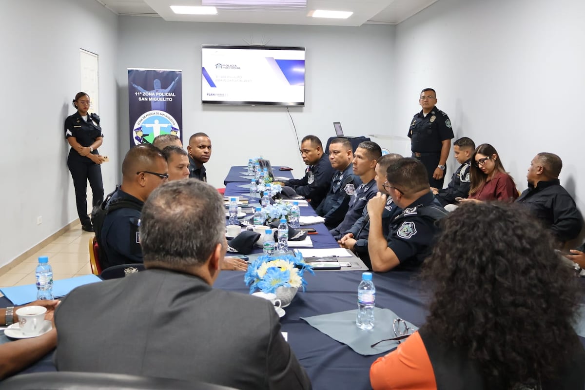 Irma Hernández y la Policía Nacional afinan estrategia por la seguridad de San Miguelito