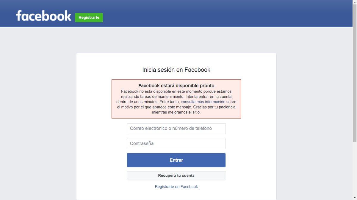 ¿Tienes problemas con Facebook? Cientos de personas reportan un apagón de la red