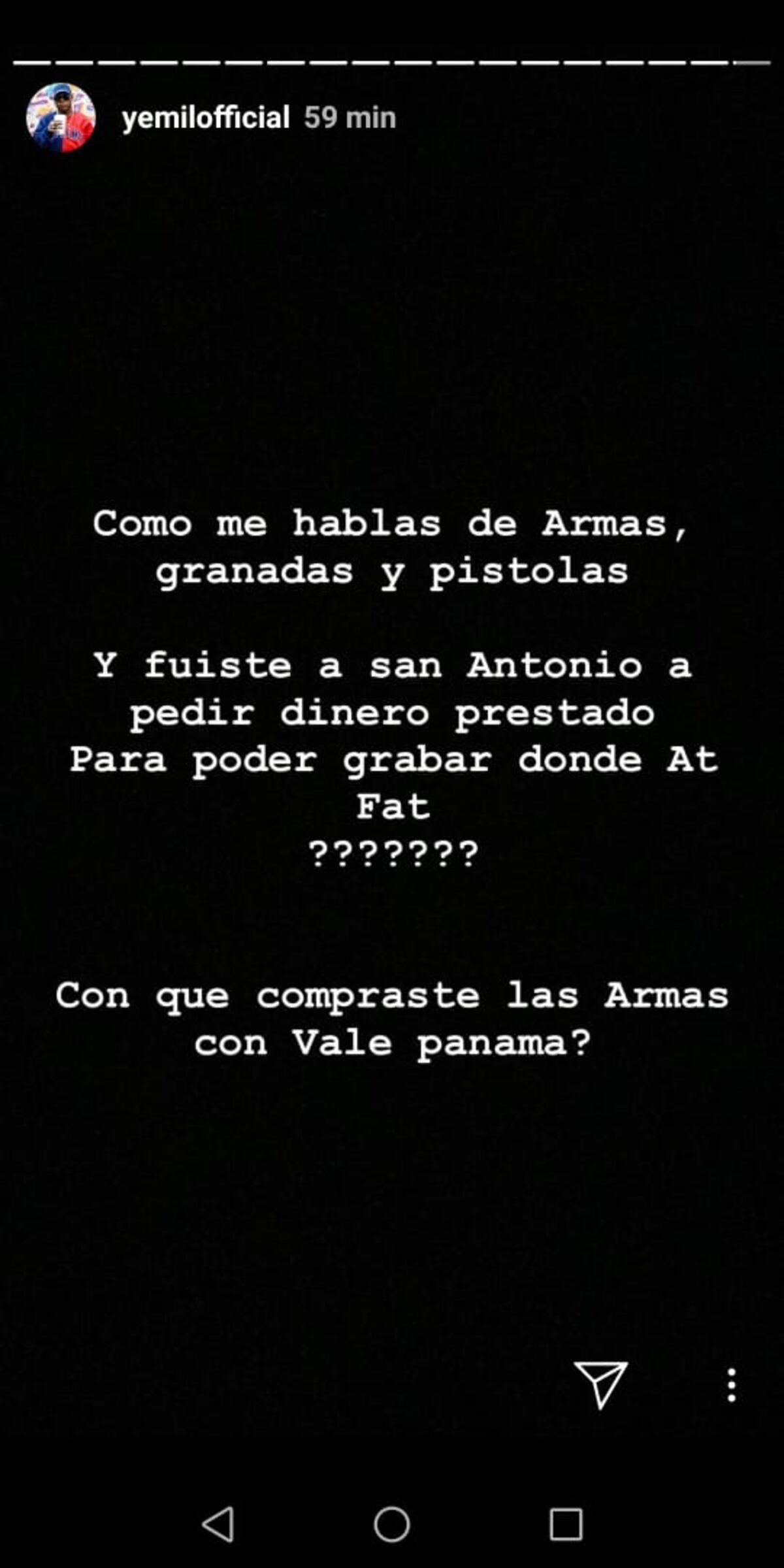 Paren firme. Dubosky responde con ‘Correctivo’ y bandera roja de Irán a Akim, Chamaco y El Boza