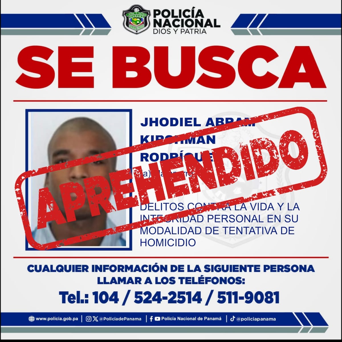 Golpe a la lista de los más buscados por homicidios en Colón y Veraguas: aprehenden a ‘Mataperro’ y a Cabrera; ‘Cocobatro’ sigue prófugo