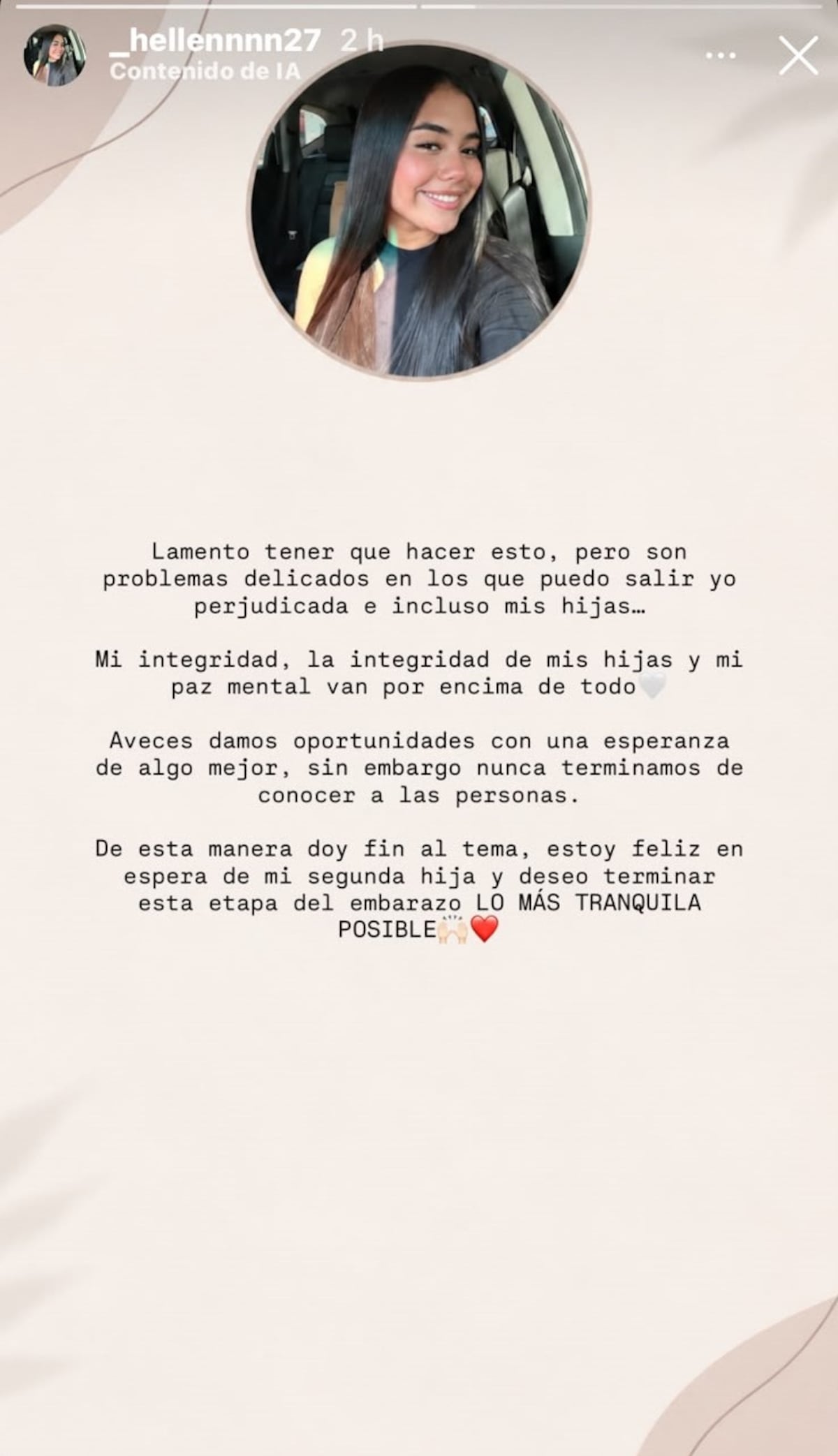 Helencita rompe el silencio: ‘Él ha pasado por envima de mis hijas’.  Luis Lay, de 19 años y padre de las niñas de la influencer Hellencita  está desaparecido junto a su carro