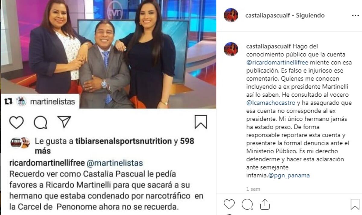 ‘Cobardes’, así calificó Castalia Pascual a los que la atacan. Presentará denuncia ante el Ministerio Público