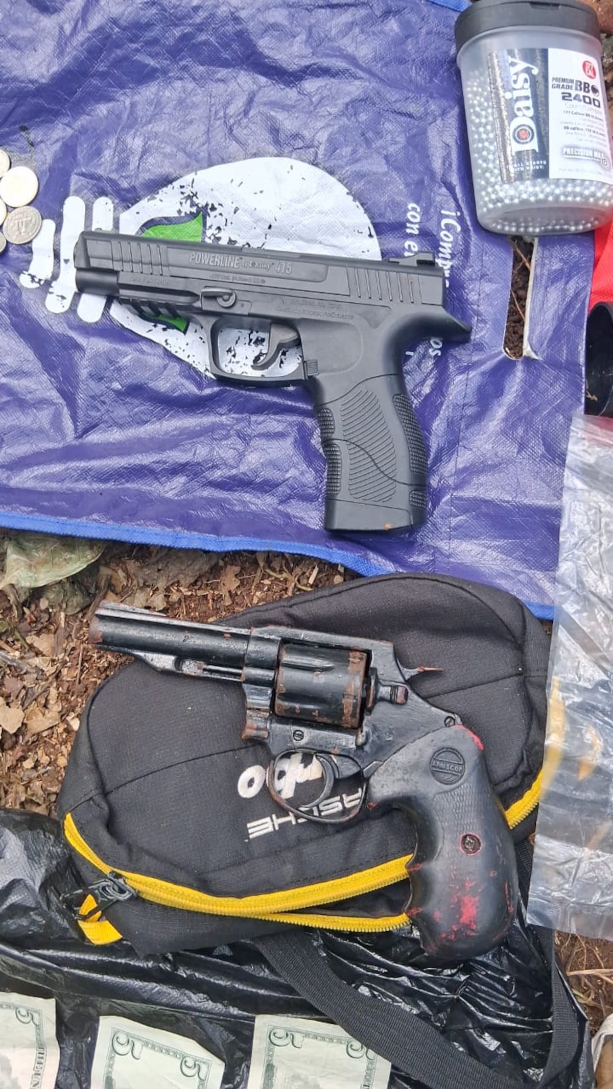 Caen dos en búnker de La Chorrera: armas, droga y dinero en efectivo dentro del escondite