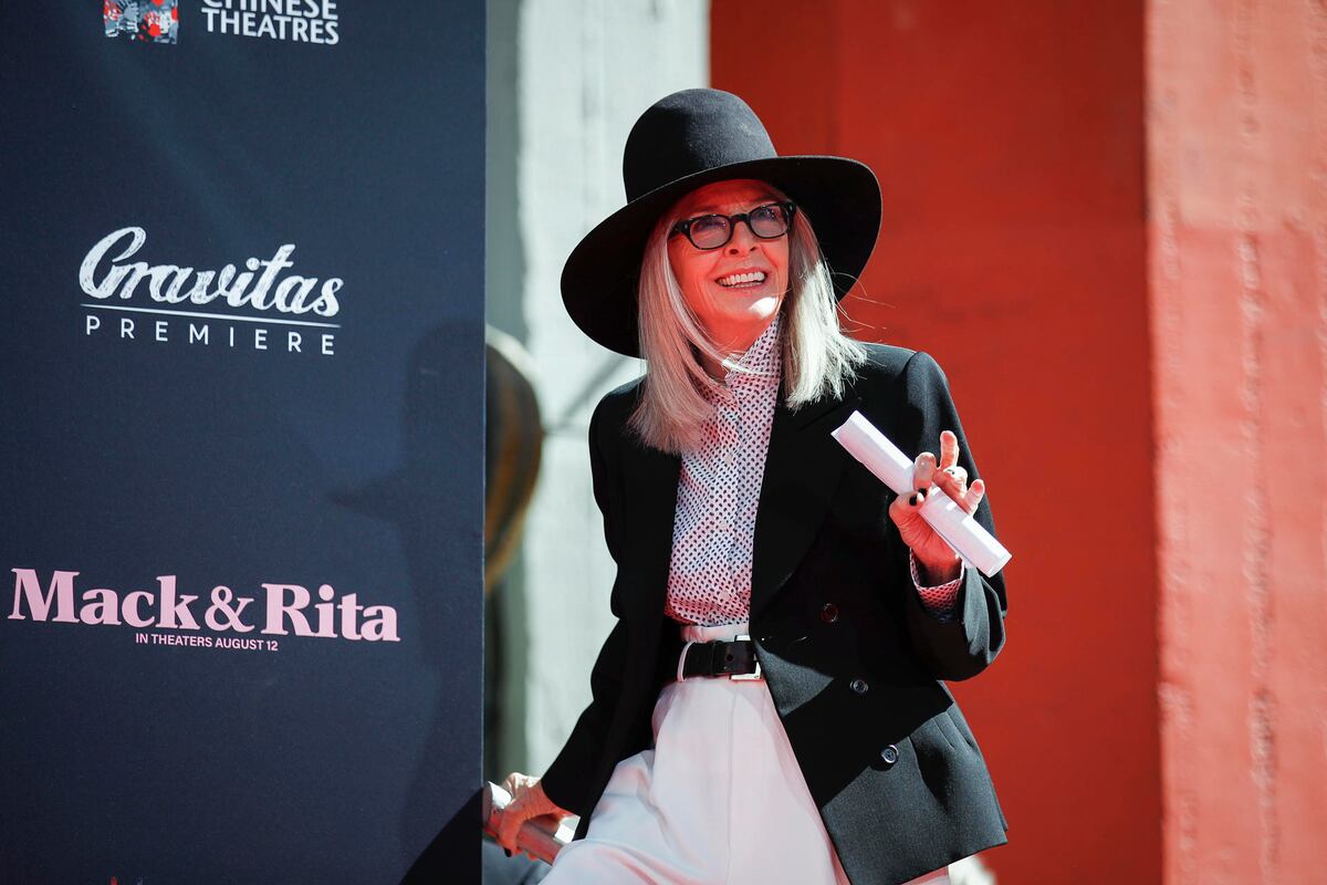 Confirman causa de muerte de Diane Keaton