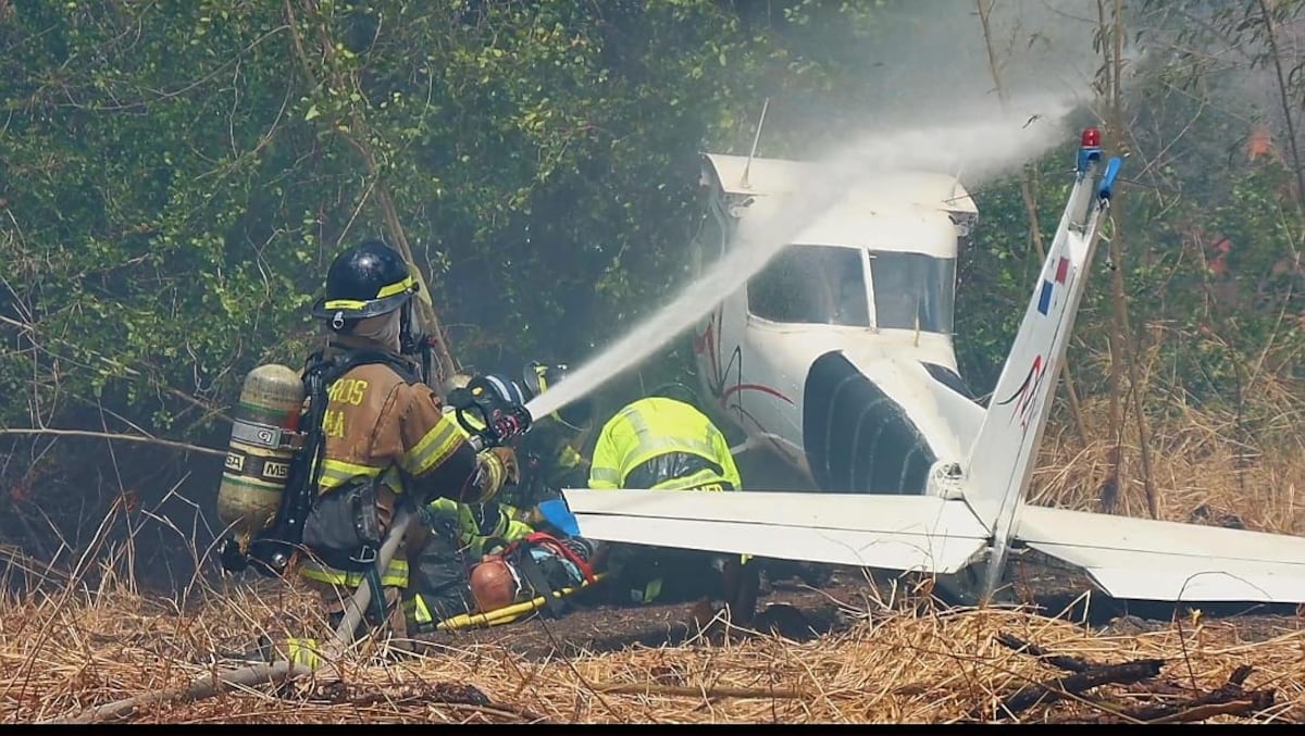 Simulacro en Chame prueba reacción ante incendios y desastres aéreos