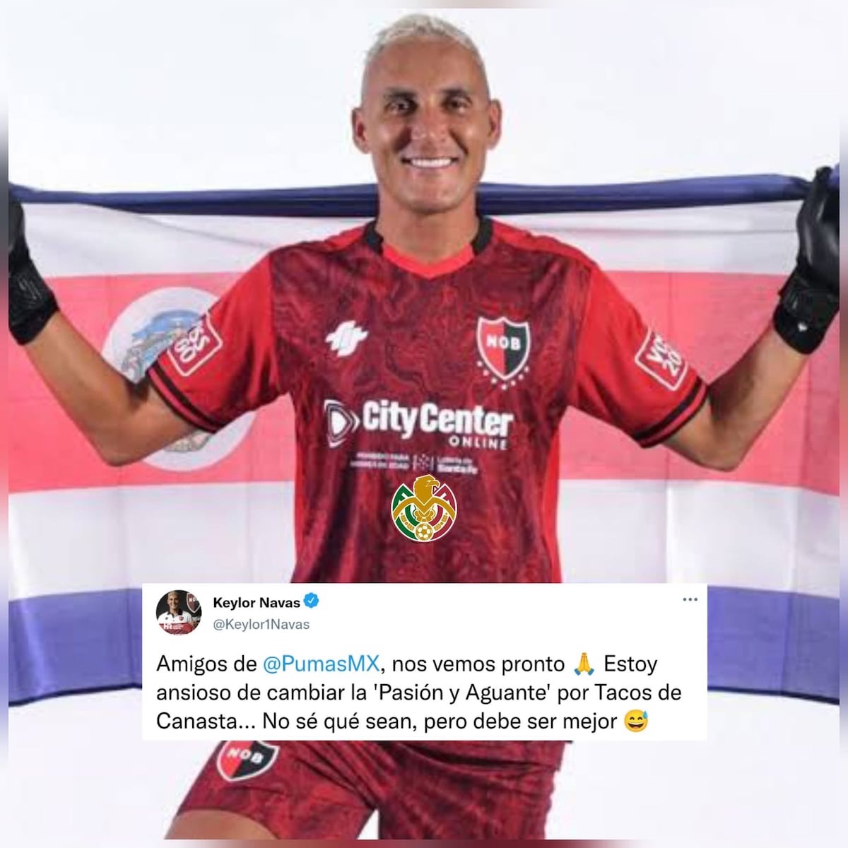 Keylor Navas ficha por Pumas y se une a Carrasquilla en la Liga MX