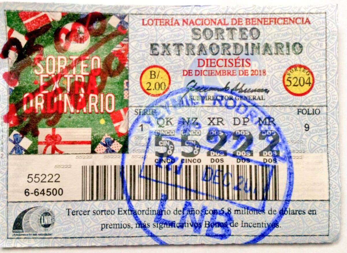  Ganador de la Extraordinaria apareció en Azuero