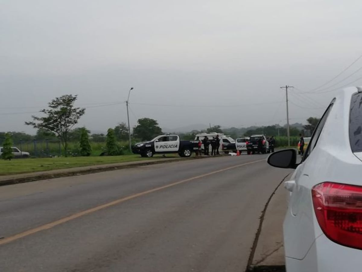 Mujer que tiraron muerta en la calle había estado en una fiesta en La Chorrera