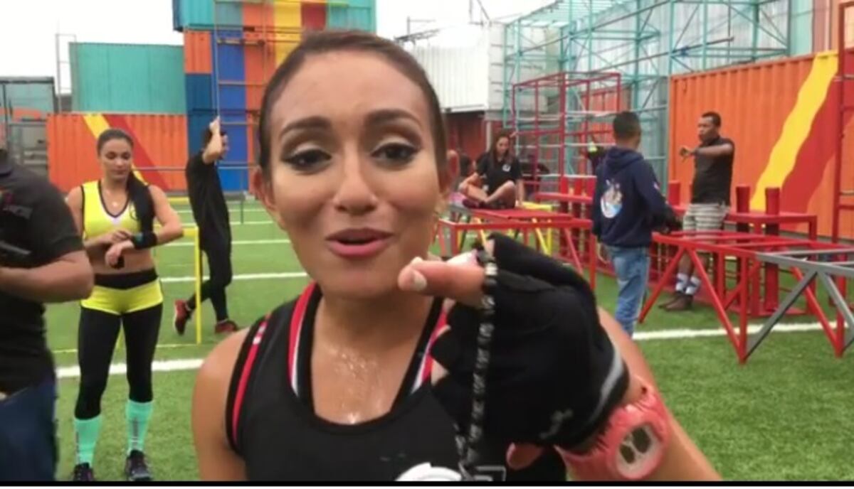 La bicampeona de Calle 7 Denisse Becerra se quedó bocacha en plena competencia