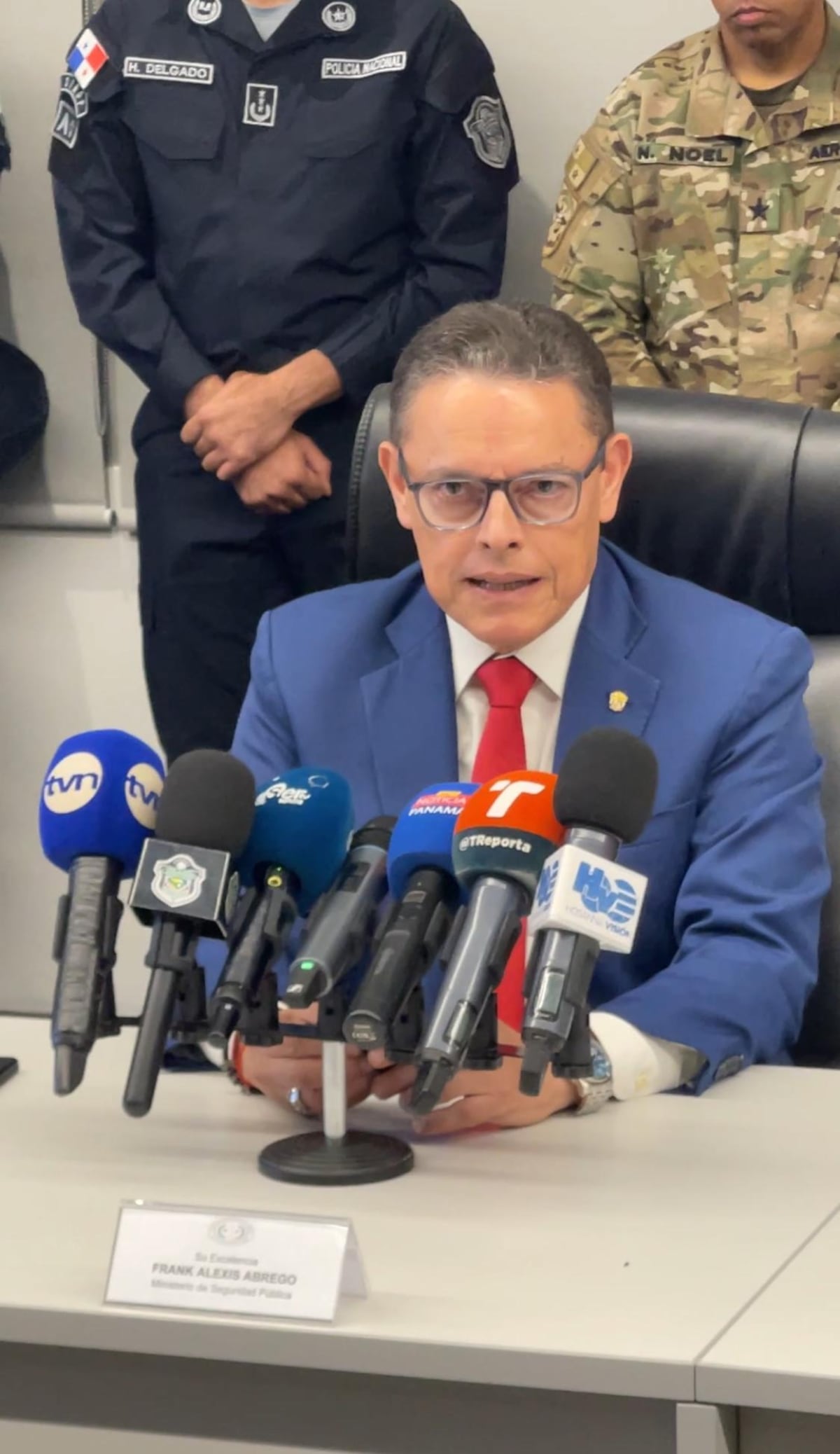 Ministro de Seguridad, Frank Ábrego, busca apoyo de telefonías para reforzar la Alerta Amber 