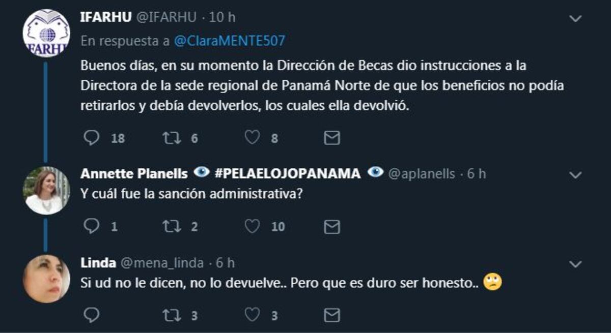 Escándalo: Directora regional del IFARHU otorga beca a su hijo que estaba fracasado 