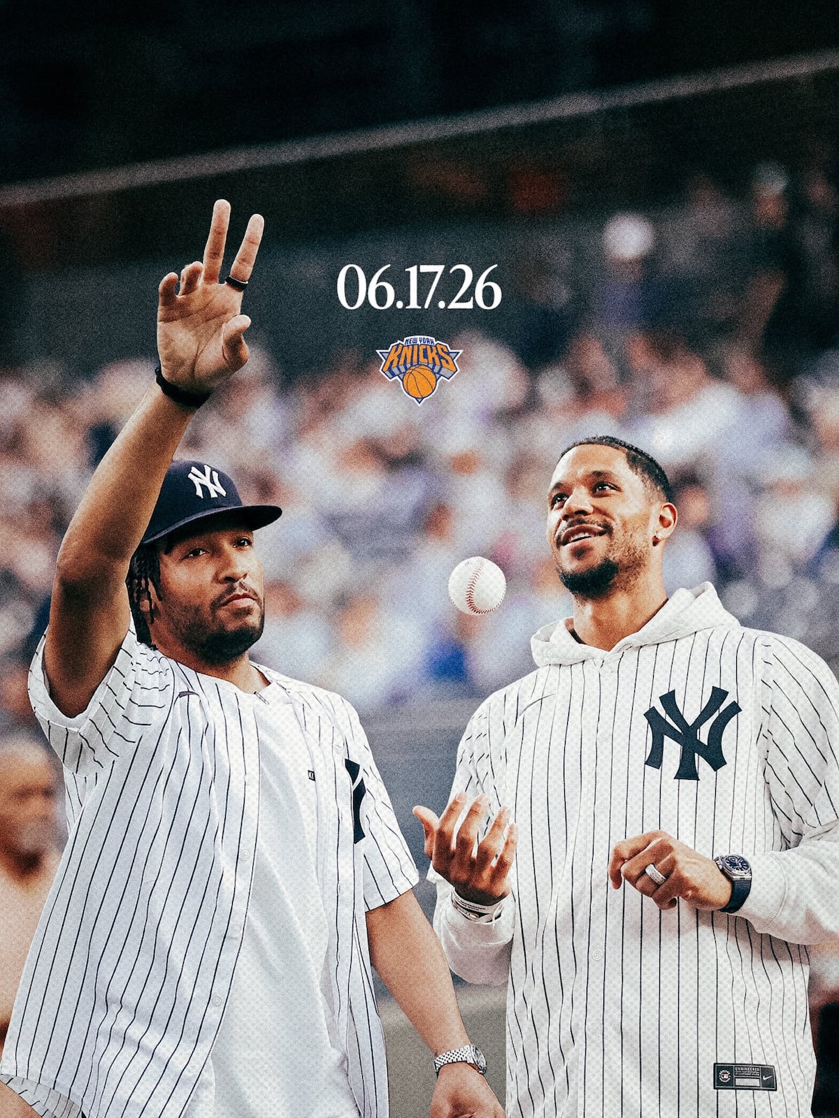 Los Knicks viven gira histórica entre los Yankees y el Mundial 2026